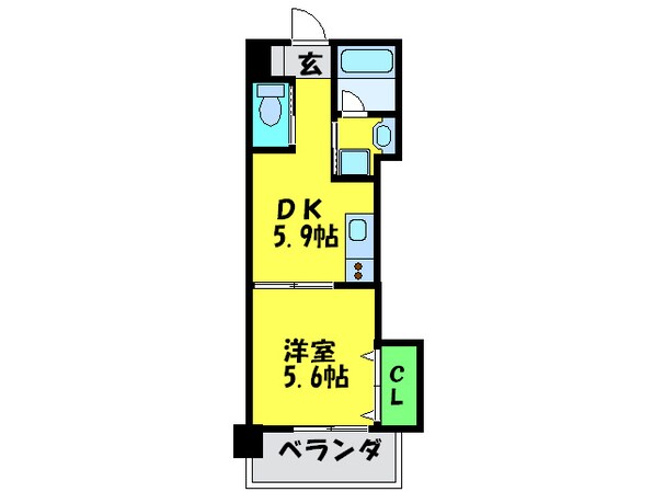 ハイツ・カトレヤの物件間取画像